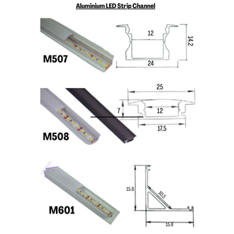 507 508 601 LED STRIP AL CHANNEL - Image 1