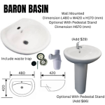 BASIN L480MM
