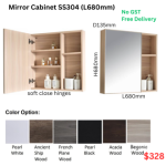SS Cabinet Mirror 45 - Image 3