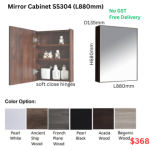 SS Cabinet Mirror 45 - Image 2