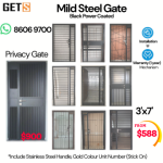 MILD STEEL GATE